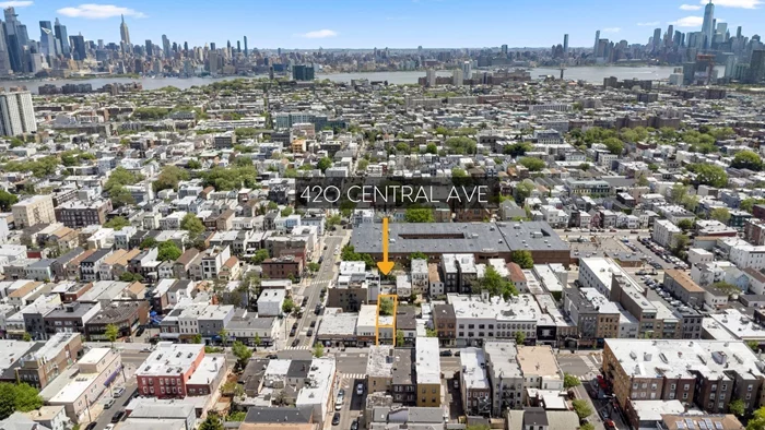 CALLING ALL INVESTORS: Rare opportunity to acquire a unique mixed-use development site in one of Jersey City's prime retail and residential areas. This 25 x 127-foot lot, currently housing a convenience store with an apartment above, can be developed as of right into a 5-story project totaling 12, 500 gross buildable square feet. There is existing income from these tenants to cover holding costs during planning, making this property ideal for investment. Comparable condo projects in the area command prices of approximately $600 per square foot, suggesting a potential sellout value of around $5.6 million. Moreover, the lot size exceeds the typical 25x100 dimensions found in Jersey City, offering a standout opportunity for retail or residential development. Please note seller's agent is related to seller.