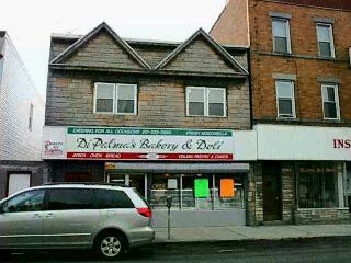 GREAT PROPERTY ON BUSY COMM STREET. DOWNSTAIRS IS AN ITALIAN BAKERY DELI AND UPSTAIRS IS A 2 BEDROOM APT. ROOF RIGHTS. A MUST SEE.