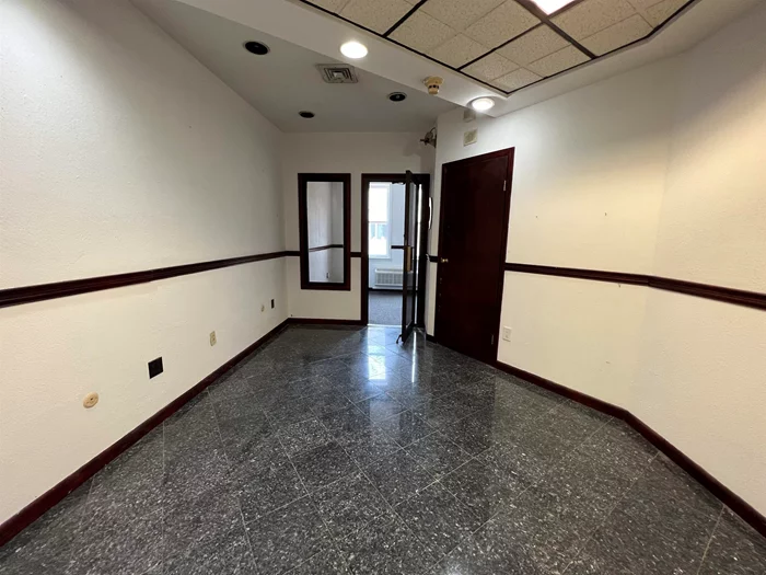 Great office Space conveniently located on the high traffic area of Bergenline Avenue. Features an approx. 900 Square Feet of 3 private offices, 1 conference room, huge bay windows overlooking Bergenline Avenue 2 forms of egress, bathroom & Central AC/Heat. Must see won't last!