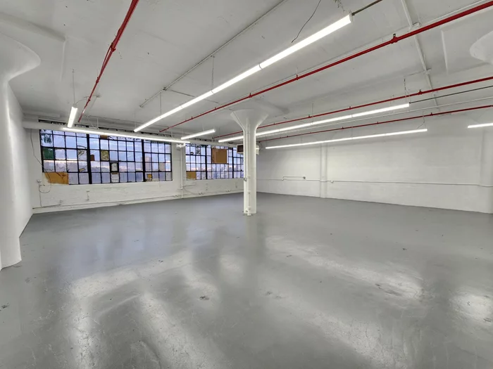 Industrial/warehouse/office/storage. 2391/rsf. Shared loading dock and freight elevators. Clean space. Delivered as is.