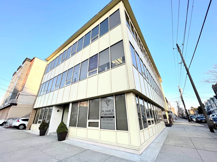 Great Bayonne Midtown location. Medical office space! Turnkey operation, ideal for doctor's office, physical therapist, attorney, accountant, etc. 2nd floor in an Elevator building. 4 exam rooms plus reception area. 1 car parking spot, central air and central heat included in the rent. Lease term negotiable.  Available Now.