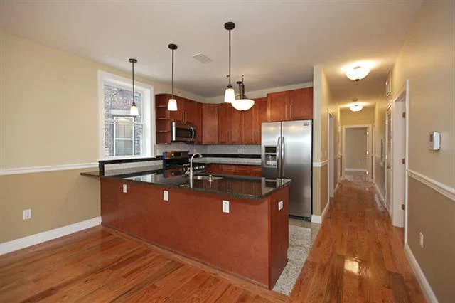 4 fabulous, newly renovated homes w/ breathtaking NYC views on the boarder of the JC Heights .These fashionable condos are filled w/ wonderful features including 42 Shaker maple cabinets made with 3/4 plywood & granite countertops surrounding ss appliances. Impressive Gialo ornamental granite on the kitchen floor & in the spa-like baths include. Gleaming 5 oak hrdw floors are found throughout the rest of the space. All units are equipped w/ central HVAC, storage & parking. Close to NYC via buses.