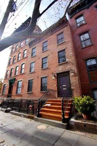 Spacious 3 bedroom, 2.5 bath duplex located in Jersey City. Restored and renovated 1870's brownstone. High end appliance. Bamboo flooring, high ceilings, a private manicured yard, and more. Unit is seconds to Train, Path, and Bus stations. With steps to local parks and schools. MUST SEE