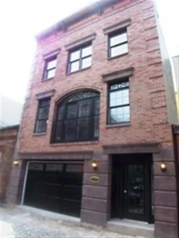 Hey Maxwell & Hudson Tea Condo Seekers... Tired of Noisy High Rise Living? Then check out this one of a kind, Duplex Carriage Hse located on beautiful cobblestone Court St. Its feels like a Soho brownstone! 2 BR's /2 Baths over 2 car garage. New Construction-of 1050 sq ft total duplex living area. Rooms are average size. Lots of Closet space and garage storage. Walk in closet. W/D in the unit. French balcony, winter view of NYC & Park. Rear private terrace fits & BBQ area 4 Blks to PATH. LOW Mait & Taxes!