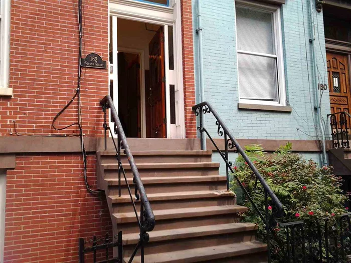 Beautiful one bedroom, one bath condo with lovely private backyard, just steps from Washington street and a five minute walk to the Path station. Private entrance, hardwood floors, built in entertainment system. Furnished or not furnished. NO DAMAGED FROM SANDY
