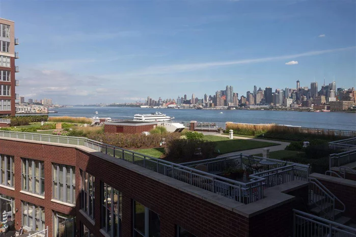 Live like Royalty in this exquisite 1393 SqFt 2Br in Maxwell w Manhattan, Hudson River & GW Bridge views. Chefs kitchen features custom cabinets, ss appliances & granite counters. Extra large master Br has over-sized walk-in closet w custom organizers. Community features 24 hr concierge, 2 gyms, landscaped rooftop gardens w BBQ, fireplace & outdoor TV, 2 community rooms, childrens playroom & pools. Commuters dream.. Ferry located around the corner or take private shuttle to the path. 1 deeded spot included