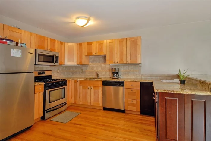 Your search has ended. Fantastic 686 Sqft 1 Br condo has all the comforts you deserve. Modern open style kitchen features granite counters, ss appliances, custom cabinets and overlooks large living room. Steel and concrete construction, oak floors, video intercom and parking makes this a must have. Close to buses and lightrail makes for easy commute to NYC.