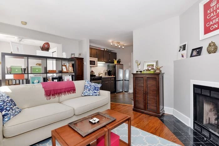 Welcome home to this charming downtown studio with sleeping alcove. Hardwood floors, decorative fireplace and plenty of natural light fill the unit. Ideal location with a short walk to the PATH, trains, bus and ferry.