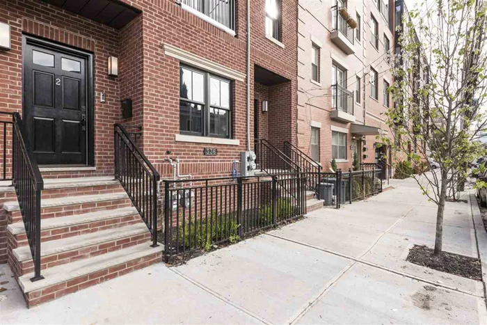 New construction, 3 Br's & 2 1/2 baths in Downtown Jersey City with private backyard. Wide plank H/W floors. Master Br w/ master bath & walking closet. Laundry room on the main floor with W/D. Beautiful Kitchen w/ white cabinetry w/ soft close doors & drawers. Breakfast nook, ss appls, 24' wine fridge, Wolf range w/ exclusive red knobs, Viking Refrigeration, Miele dishwasher, Calacatta quartz counter tops, satin brass faucets & cabinet hardware throughout. A must see!