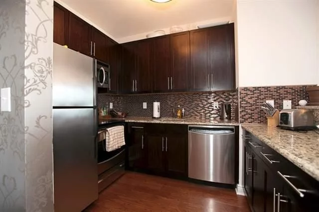 Welcome home to this stunning alcove studio at the sought after Hudson Tea Building. This condominium features a renovated kitchen with granite counters, stainless steel appliances and gorgeous back splash. Dark hardwood floors throughout. W/D in unit. 13 ft ceilings, custom closets, over-sized windows w/ NYC and River views. Building amenities include 24 hour doorman, gym, residents lounge, and shuttle to PATH. Parking avail to rent across the street.