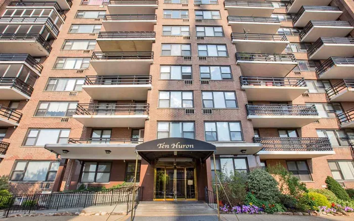 Welcome to 10 Huron Ave in JSQ! Spacious 1BR/1BA with private balcony. Beautiful Western Views and well maintained unit. 24hr doorman/elevator building with laundry room and optional use of parking, pool, gym, and party room. Very short walking distance to JSQ Path. Make your next home the St John's Condominiums!
