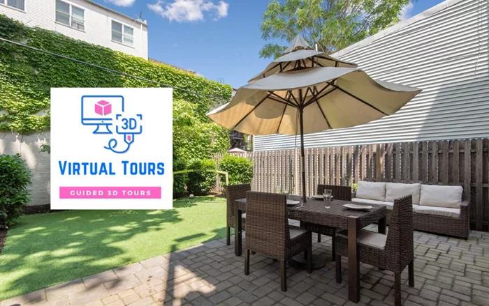 Enjoy a Private 1, 000 sq ft Backyard and Patio on a quiet block only steps from the Hoboken Path Station and Church Square Park! Custom designed luxury 2 bedroom, 2 bath condo built in 2013. Entertain in the amazing 1, 000 sq.ft. private landscaped backyard featuring a lush maintenance-free synthetic lawn and brick pavers....truly an urban oasis! Sparkling white on white shaker style kitchen includes Carrera marble countertops, Viking appliances & Bosch dishwasher. Modern bathrooms with Toto toilets, glass subway tile surround, mosaic marble floor with Carrera border and accents. Brand new LG washer/dryer, tankless water heater, efficient HVAC system. Hunter Douglas window treatments, designer wallpaper, fitted custom closets, custom media center with surround sound built-in speakers, recessed lighting, pre-wired for Internet cable. Low taxes and HOA. Pet friendly building. The convenient location affords you easy access to many modes of mass transportation including the PATH, NJ Transit buses & trains, the Light Rail and NY Waterways Ferry. Municipal parking garage 2 blocks away.