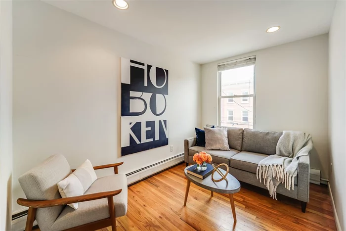 Looking to expand beyond the confines of the city? In need of a bit more space with easy access to the NJ suburbs? This charming 2-bedroom condo on the 2nd floor of a quiet 3 story walk-up could be yours! Centrally located on Park Ave only steps away from Church Square park, path train, shops and restaurants. It comes fully equipped with a newly renovated bathroom, modern kitchen including dishwasher, and washer dryer in-unit. Be sure to bring your loved ones and pets to experience the outdoor amenities of this neighborhood block.