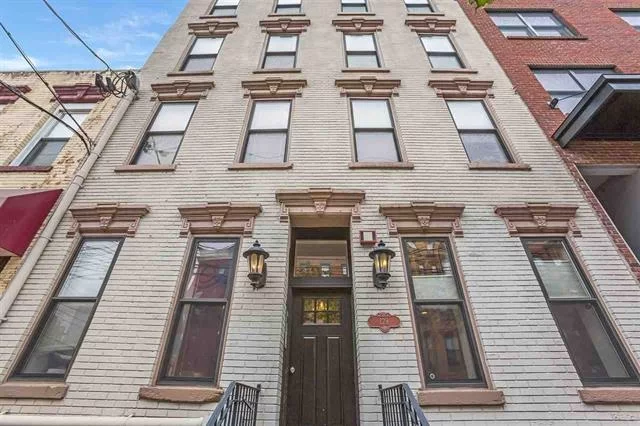 Generously sized one bedroom downtown Hoboken apartment close to PATH, NJT train/bus and ferry stations. Central heat and a/c (new a/c unit Dec 2019), Brand new washer/dryer in the unit (Oct 2020), Custom California closets in bedroom and living room. Open concept kitchen with breakfast bar, granite countertops, stainless steel appliances (including microwave and dishwasher) and pantry closet. Recessed lighting and hardwood floors throughout the home. Sky high 14ft ceilings. Floors were redone in 2019. Top floor with no neighbors above. Excellent layout with lots of light. NJ transit bus service within 1 block.