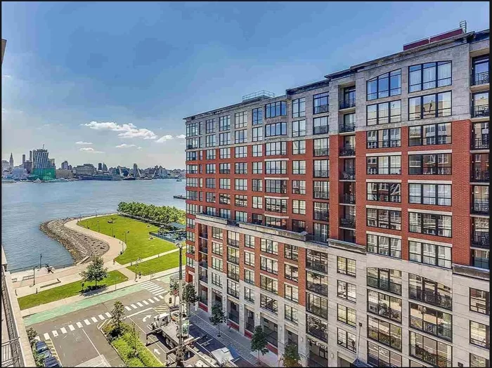 OPEN HOUSE SATURDAY MARCH 23, 1-3pm Maxwell Place Light-Filled Luxury! 1125 Maxwell Lane-Spacious 1br/1.5bth condo with gorgeous southern views! Spacious primary BR has 2 huge closets & large windows w/partial NYC & river views. Expansive en-suite full bathroom features double sinks, handsome cabinetry & a stone-tiled shower & separate tub. Gourmet kitchen w/granite countertops + breakfast bar, opens to a sprawling living area bounded by a wall of windows. SS appliances: refrigerator, oven/range, microwave & dishwasher. Energy-efficient HVAC (central ac & heat). Washer/dryer stack. Parking space #167 included. Easy access to 7th flr pool & resident lounge, 6th flr rooftop & 3rd flr exercise room. Close to NYC ferry, buses & PATH shuttle, plus a few steps from uptown Hobokens great restaurants & stores. 24hr concierge, landscaped rooftop deck, pool, community room, screening room & more. Come see this gem! Your best Maxwell Place Life awaits you!