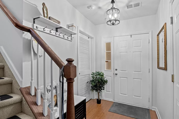 This is one of only 6 Beekman model townhouses in Boatworks. Its 1525 sq. ft. floor plan is convenient to avoid additional stairs. The family room/den is on the 2nd level, adjacent to the living, dining, and kitchen. There is an open terrace off the dining room with enough space to relax with an evening cocktail. The large main bedroom with an ensuite bath, dual vanity, soaking tub, and shower stall is on the 3rd level. Guest bedroom, bath, and laundry room are also on the 3rd level. The community has an outdoor pool, river walk, marina, and guest parking. Nearby 8th Street Light Rail with access to Jersey City downtown, Hoboken, and PATH to NYC. Buses to Manhattan, Port Authority, and Jersey City are also available.