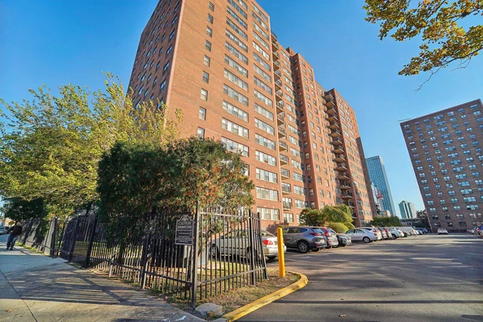 Large 1BD, 1BA Condo available within proximity to the Journal Sq PATH train; gated community w/doorman, elevator building, secured parking, in-ground pool, gym, and community room on premisses. Excellent location for commuters to Manhattan, Hoboken, Newark or within Jersey City, etc.; the large- open layout is suitable for comfortable owner occupancy living as well as it could serve as a potential office, or an investment property.  Many options to choose; can't beat the location and the amenities at a affordable price in the rapidly developing Journal Sq. Heat, Hot Water, AC included in the HOA. Management Company on premisses.