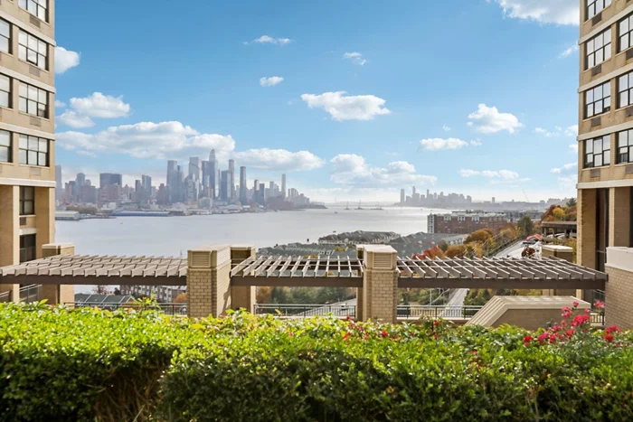 Gorgeous direct river views & NYC in Galaxy luxury building. 1337SF, 2Bed, 2Bath condo features a renovated modern kitchen with brand-new stainless-steel appliances, newly refinished hard wood floors, and a spacious layout with unobstructed View of Hudson River and Manhattan from every room. Enjoy of a 24/7 concierge, indoor and outdoor pools, mini-mall and a prime location in a prestigious building. A must see for anyone wanting a condo that offers more. Maintenance includes all utilities heat, hot water, gas, electric, A/C and use of health club and pools. Parking is available for an additional $120 per month. Current lease will be ended at June, 2025.