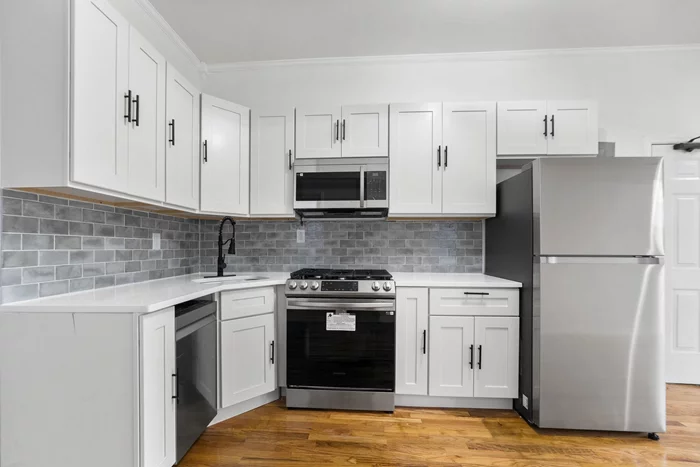 Discover modern living in this newly renovated one-bedroom condo in West Bergen! This open-concept space boasts brand-new stainless steel appliances, sleek finishes, and a spacious bedroom with ample storage. Enjoy low HOA fees and a prime location close to transportation and shopping centers, blending convenience with contemporary comfort.