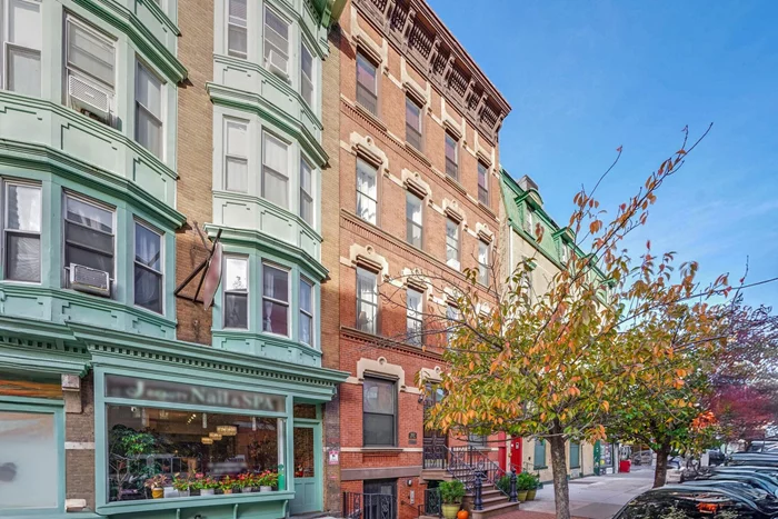 Welcome home to this beautifully updated 1 bedroom condo just a few blocks from the Grove St Path Plaza, a commuters dream! The kitchen has stainless steel appliances, white shaker cabinets and quartz countertops. Hardwood floors stretch throughout the entirety of the unit. The exposed brick chimney in the living room has the character and charm you are looking for. There is a common washer/dryer room in the basement with additional storage space for each unit.