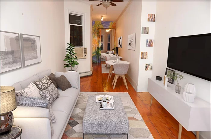 Modern condo living meets historic charm in this 1BD/1BA located in the sought after Hamilton Park neighborhood. This unit features ceiling medallion, wide plank pine floors, exposed brick, pocket door and a stone mantelpiece. Unit has 10-Ft ceilings, recessed lighting and bay windows for a light and airy feel. Common backyard plus storage and laundry in the basement. Over $250k of building renovations were completed in 2017, including a stately new building facade, intercom, plumbing, electrical and stairs/railing.