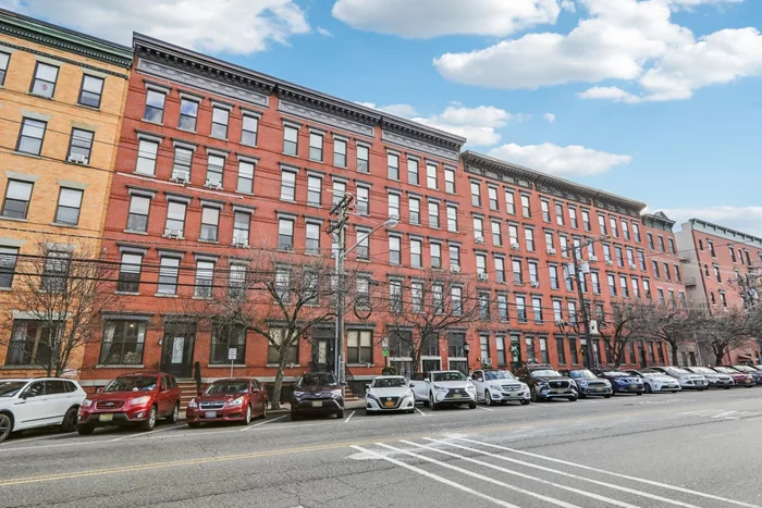 Welcome to this beautiful 1 bedroom 1 bathroom condo in the desirable Willow Park complex in Hoboken! Step into an inviting, open-concept floor plan, perfect for both relaxing and entertaining. The updated kitchen is equipped with stainless steel appliances, ample cabinetry, and 2 pantry closets. The kitchen flows seamlessly into the charming living area, with a nook perfect for a work from home space. The bedroom is a generous size, with great natural light, and most importantly a large walk in closet. Across the hall is a recently renovated bathroom with a tub. Other updates include refinished wood floors, newer window AC units (May 2023), newer water heater (Dec 2022), NEST thermostat and motorized blackout blinds. Willow Park residents benefit from fantastic on-site amenities including a refreshing outdoor pool, a state-of-the-art fitness center, and a laundry facility with all machines replaced in the last 2 months. The complex is pet-friendly, making it ideal for animal lovers. With its prime location in Hoboken, you'll have quick access to local shops (including Trader Joe's), restaurants, and transportation options (15 minutes to Manhattan via bus, 23 minutes via ferry). Don't miss the opportunity to make this lovely unit your new home in one of Hoboken's most sought-after communities!