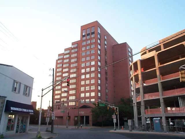 HOBOKEN AT IT'S FINEST. THE SKYLINE 2 BED 2 BATH ONE OF THE BEST UNITS IN THE BUILDING, WORKOUT ROOM, POOL, SAUNA, PARKING (GARAGE). 24 HOUR CONCIERGE, SHUTTLE TO THE PATH. THIS UNIT FEATURES: TONS OF LIGHT HARDWOOD FLOORSING, VIEWS OF THE CITY.