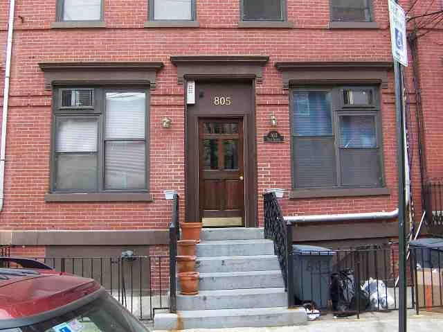 Great Starter condo in Midtown Hoboken.        2 BR's/ 1 Bath. 2nd bedroom is smaller with a window and is an excellent Den or guest rm.    2 Double closets & stotrage in Bsmt. W/D on Premises. Close to Bus and Shopping , 15 min. walk to PATH.