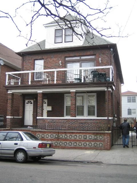 Great Investment Opportunity! 3 Family Home with 3 car parking. Beautiful Brick house on a nice block. Two large apartments & one 1 bedroom, some old world charm, h/w floors, porch and balcony. Close to bus transportation. This is a Short Sale