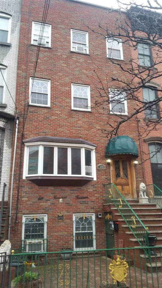 A very rare and perfect opportunity to own a 4 Family with parking on Hoboken's most coveted street! The lot size is large at 20x100 and offers at least 2 car garage parking off Court St with the opportunity to build above garage. First floor unit has a washer/dryer and it's own separate entrance. The finished basement, with access from 1st floor, has washer dryer hookup with bedroom and bathroom. The 2nd floor unit has central ac with a full deck off the kitchen. With hardwood floors throughout and exposed brick, the possibilities are there for conversion to a single, 2 or 3 family on the perfect block!