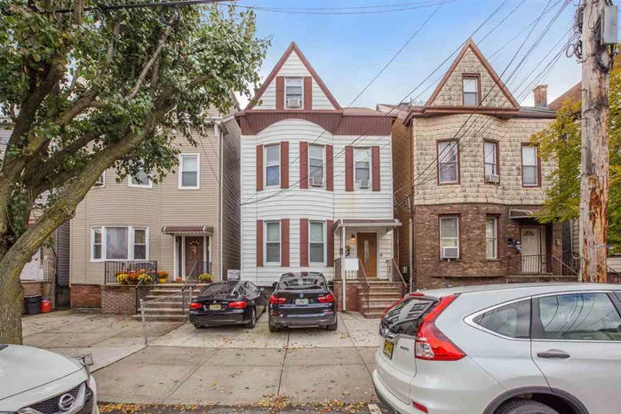 *Best priced very nice & well maintained 4 family on one of nicest Weehawken streets * Nice yard, 2 car parking * Very good tenants on month to month rents * New water heater, new electric on third floor, roof replaced 15 years ago.  Sold AS IS