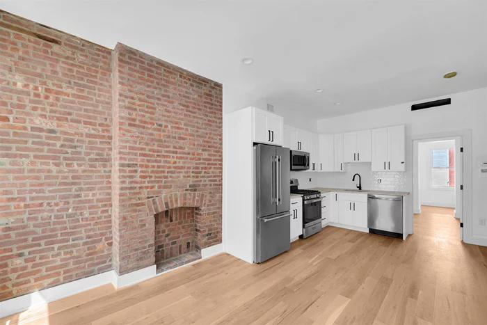 Don't miss this unique opportunity, located in the heart of Hoboken. This 3 family home offers a perfect blend of comfort and convenience. Boasting a sleek exterior, with attention to detail,  each unit features modern fixtures, exposed brick, high ceilings, WD hookups,  SS appliances, hardwood floors and an abundance of natural light. First floor duplex offers 3 bedrooms with an office alcove, 2 bathrooms and outdoor patio. Floors 2 & 3 offering two--one bedroom homes... this ideal location is not to be missed!