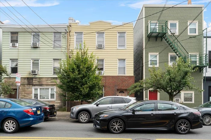 ***** Looking for a phenomenal, meticulously maintained, 3 unit multi-family investment or owner-occupied property in desirable, vibrant JC Heights, with an almost never-seen 7.1% CAP RATE? Read on... ***** For starters, a quiet, perfect location that can't be beat. This commuter's dream (and for your tenants) is literally steps (1 minute walk) to the elevator for 9th/Congress St Light Rail, then just 2 stops to Hoboken/NYC PATH. Also many options for commuter vans & NJ Transit buses to NYC, Hoboken/Journal Sq & Downtown JC/Newport Mall. Just 2 blocks to Washington Sq. Park. ***** The expanded 1st floor unit is easily re-purposed as a 2BR/1BA (see floor plan - currently used as 1BR w/ formal DR), and features very generously sized BRs roughly 13' x 13' or 169 SF each, and a modern renovated bathroom.  ***** The 2nd floor unit was recently renovated 1 year ago with a beautiful kitchen & modern bath, new floors, dining area and large roughly 13' x 13' BR, plus flexible (Windowed!) bonus den/office/nursery (about 7' x 7' or 50 SF). ***** The 3rd floor unit features an almost identical layout, except it features a generously sized closet as well as a more spacious (also Windowed!) bonus den/office/nursery (about 9' x 7' or 65 SF). ***** The full basement w/high ceiling heights currently has abundant, separate and lockable storage rooms for each unit (one is very large), and washer/dryer for common use. However, it offers tremendous opportunity and potential to add an additional den/BR & bathroom to be combined with the 1st floor unit into a 3BR/2BA, while keeping tenant access to the common laundry via a separate rear basement entrance. The ample backyard space has the potential to be a private or shared garden oasis with BBQ. ***** This is one of those rare no-brainer investments with a potential gross income of $77, 400 and Cap Rate of 7.1%, not to mention a 24' x 100' lot size, larger than most 3-4 families in this price range. Property being sold strictly as is w/ no known conditions. Detailed floor plans, 3D-Virtual Tour, walkthrough-video available in links. ***** JC Heights is quiet, yet full of such vibrant culture & community, and convenience. Enjoy the diversity and cuisines of critically-acclaimedand renowned restaurants, bakeries, cafes, bars & boutiques opening daily - Bread & Salt, The Hutton, Low Fidelity, Cocoa Bakery, Angel Azul Cafe, and much more.