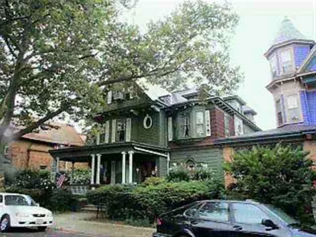 WEEHAWKEN, 3 FAMILY STATELY VICTORIAN IN KINGS BLUFF OFF BLVD EAST, BEAUTIFUL TREE LINED STREET, WRAP AROUND PORCH IN FRONT W COMUMNS, ORIGINAL WOOD TRIM, STAIRCASE, POCKET DOORS, MOLDINGS, FLOORS THRU OUT, STAINED GLASS GALORE, 3 FIREPLACES, PRIVATE YARD, BACK PORCH, 2 CAR DRIVEWAY, MUST SEE $899, 000