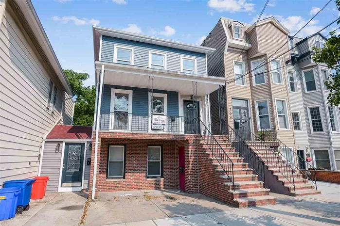 Highest and best due by Wednesday 7/14 at 5 PM! Amazing opportunity to own in the best neighborhood in Union City! This 2 family home is located in prime downtown Union City. The parlor level unit features an open living layout, a deck overlooking the large backyard, and a front porch perfect for relaxing with a morning cup of coffee or after work drink. The second floor of this unit is composed of two large bedrooms with a Jack and Jill bathroom as well as a 3rd room that can be used as a bedroom or very large walk in closet. The one bedroom ground floor unit can be rented out to lower your monthly costs, used as an in-law suite or used just for some more living space. New siding was installed just last year. Located just a few blocks from the light rail station, beautiful Washington Park, and the community pool. Bus stops to NYC are just across the street and you can be in Manhattan in 20 minutes, making this an ideal spot for commuters. Park your car in the private driveway or rent out the space for extra income. The possibilities of this property are endless