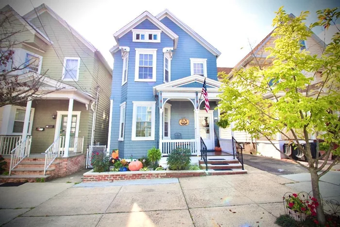 WELCOME TO THIS STUNNING, MOVE-IN TWO FAMILY COLONIAL STYLE HOMESTEAD. ADMIRE THE PICTURESQUE EXTERIOR FRONT FAADE W/ IT'S OPEN AND COZY MAHOGANY WOOD FLR. FRONT PORCH AREA.ENTER INTO THE CLASSIC ORNATE DESIGN FOYER W/IT'S ORIGINAL INLAND HRWD FLRS. AND ORIGINAL STAIRCASE. THE FIRST FL UNIT INVITES YOU TO AN OPEN & COMFORTABLE LIVING RM & DIN.AREA W/EASY ACCESS TO THE ADJOINING TWO BRS, PRIV.OFFICE, THE NEWLY REMODELED KIT.W/SS APPL. & FULL BTH. ENJOY THE LUMINOUS &BEAUTIFULLY REMOLDED 2ND.&3RD.FL DUPLEX UNIT.THIS UNIT FEATURES AN OPEN LV & DN.RM AREA, TWO SPACIOUS BRS, PRV.OFFICE, OVERSIZED REMODELED BTH, & CUSTOM DESIGN KITCHEN W/GRANITE COUNTER-TOPS & SS APPL.THE CREATIVE THIRD FL SUITE IS DESIGNED TO PERFECTION W/AN OPEN WARM LIVING AREA, GENEROUS MASTER BR.W/PRV.BTH ENHANCED BY TWO SKYLIGHTS. EACH UNIT HAS IT'S OWN SEP.UTILITIES, H/HW UNITS, PRV.DECK W/ACCESS TO THE RELAXING GARDEN & BACKYARD.IT'S PERFECT LOCATION MAKES IT EASY TO COMMUTE TO NYC, DWTN JC, & HOB. VIA RAIL OR BUS.TRANS. & TO COUNTY PARK, SCHOOLS, SHOPS& RESTAURANTS. READY FOR OCCUPANCY.