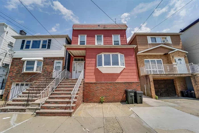 Come see this unique, well-kept 2-family home privately located on Nelson Ave in JC Heights! Unit 1 is ~1150 sqft with 3 large rooms, a sun room, matching finishes in the kitchen and bathroom and access to a private backyard. The unit includes 2 A/C Wall units, ample closet space and hardwood floors. Unit 1 includes a finished basement with 2 rooms, a full bathroom, kitchen hookups and access to private laundry. Unit 2 is also very spacious totaling ~1100 sqft including 2 large bedrooms, living room, bathroom, and a den or 3rd bed. The building is in a very quiet neighborhood however, conveniently located near public transportation, shops, restaurants and parks. Great income, low expenses and strong CAP rate! Come take a look!