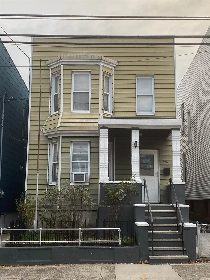 Come see this charming two family home in good location. This house features good size rooms a lovely backyard and plenty of storage space. Close to transportation, parks, schools, easy access to NJ Turnpike.