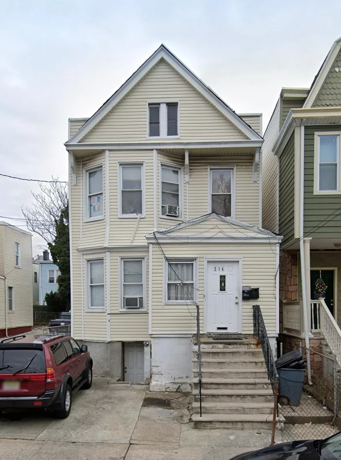 Welcome to this two-family home with parking & finished bsmt that offers an excellent choice for owner occupant and for investors seeking a profitable investment opportunity.  This home is conveniently located with easy access to public transportation, near New Jersey Turnpike near, major parks, school and shopping centers. Unlock the potentcial, schedule a viewing today!!!