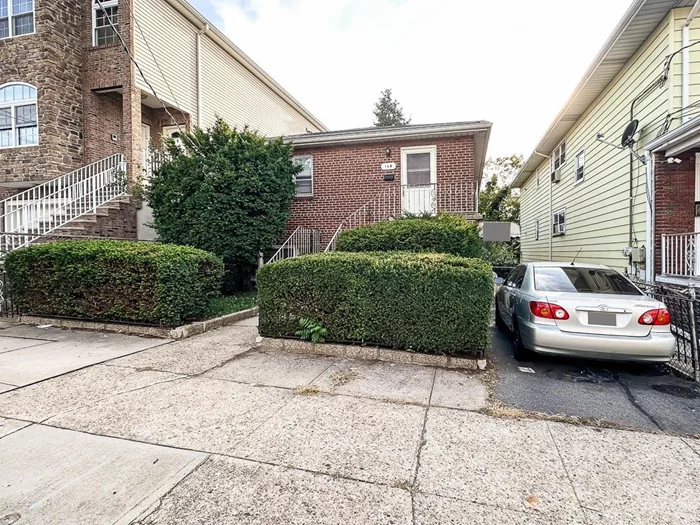 Lovely solid brick 2 family with 4-5 car parking on most desirable West Bergen street. Original family owns this very comfortable 3 bedroom over 2 bedroom home. huge 37.5x100 oversized lot makes this a very smart investment. This home has a huge backyard for outdoor entertainment or future home expansion. Newer roof 2 newer hot water heaters, all separate heat & utilities, top floor will be vacant 10/1/24. Close proximity to mall, lite-rail and Bayonne Park.