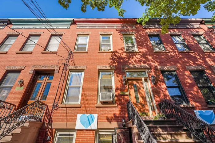 Rare opportunity to own on the most sought-after block in Hoboken: 13th & Garden. This charming 17 foot wide row home offers the perfect blend of character and potential as well as coveted private outdoor space. Featuring large room sizes, high ceilings, and original detailing, it's the perfect opportunity to design the home of your dreams. This is an ideal buy whether you're looking for a place to call home while earning income, seeking a smart investment, or looking to transform into a single family home. Properties like this are few and far between - schedule your tour today!