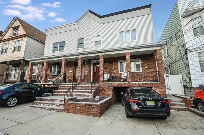 This well-maintained Attached 2-family home is ideally located in the heart of Bayonne, NJ, offering comfortable living spaces and convenient access to shopping, dining, and public transportation. Each floor features a spacious living room, kitchen, 2 bedrooms, Office and a full bath, providing ample space for everyday living. The finished basement adds extra potential for storage or additional living space, while the private driveway offers parking for 1 car. With its prime location just minutes from shopping, dining, and transportation, this home is perfect for both investors and those seeking a multi-family living arrangement. Home is being sold in AS IS condition. New Above Ground POOL included. Home inspection is for informational purposes only. Don't miss out on this opportunity  schedule a showing today!