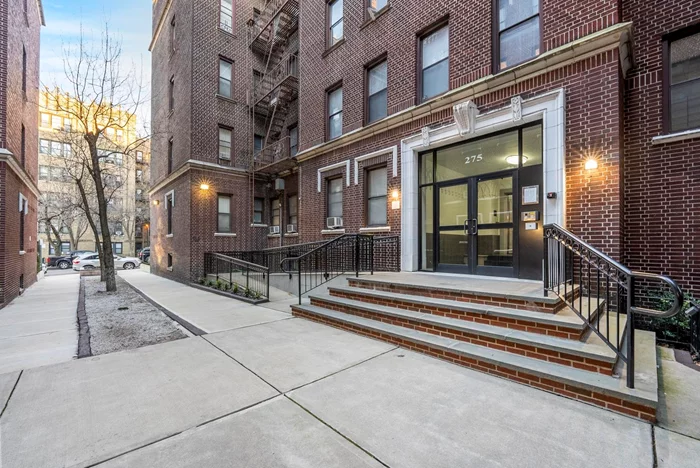 Welcome to this masterfully renovated unit in a rare pre-war elevator building in Journal Square. Unit B8 has been completely renovated from top to bottom. The heart of the unit, the kitchen boasts quartz counters, stainless steel appliances and an abundance of cabinets. Everything else from the bathroom, floors and paint were renovated and meticulously maintained. 275 Harrison is located near parks, grocery stories, transportation and everything else you need. Heat & how water are included in the rent.