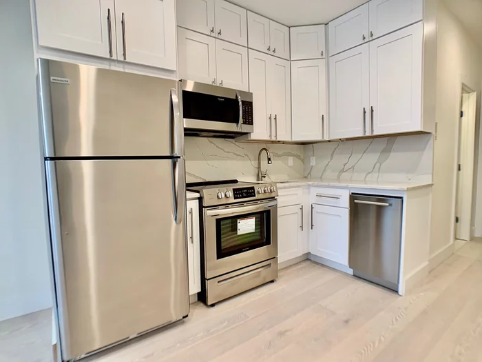 AVAIL 5/1 -- Recently renovated 1 Bed/ 1 Bath on 3rd and Madison St. Units feature newer kitchens with SS appliances, quartz countertops, new bathrooms, hardwood floors, freshly painted, private terrace, and direct access to common backyard. Laundry in building next door. Close to all major transportation, shopping, schools, parks, houses of worship, nightlife, restaurants, and so much more! Schedule a viewing today!