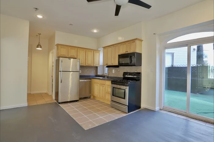 Experience urban living in this perfect 2 bed, 1 bath apartment at 314 Paterson Plank Rd, Union City, NJ. Featuring a private outdoor deck, ground-floor access, basement laundry, and storage, it's both convenient and comfortable. Don't miss your chance to turn this into your sunny retreat just in time for summer! Pet friendly!
