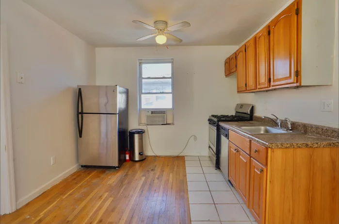 AVAIL ASAP --- Spacious 2 bed 1 bath apartment. INCREDIBLE location, hardwood floors, dishwasher. Prime location- only one block from the Grove St PATH station. Close to mass transit, shopping, nightlife, schools, and more! Schedule a viewing today!