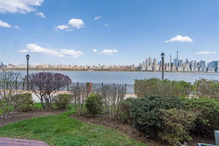 Enjoy the tranquility of living along Hudson River's edge in the prestigious Jacobs & Bulls Ferry community. With a Bergen model design, this 2BR/2.5BA home sits comfortably in 1437sqft of space. It faces directly East capturing the unbelievable view of the NYC Skyline from all rooms. Featuring top-of-the-line finishes, this sun filled home boasts: gleaming wood floors, a chef's kitchen, terrace, in home washer/dryer, parking for 2 cars and much more! Located at Bulls Ferry, this community offers 2 pools, Jacuzzi, 24hr security, free shuttle to/from ferry terminal, & easy access to NYC.