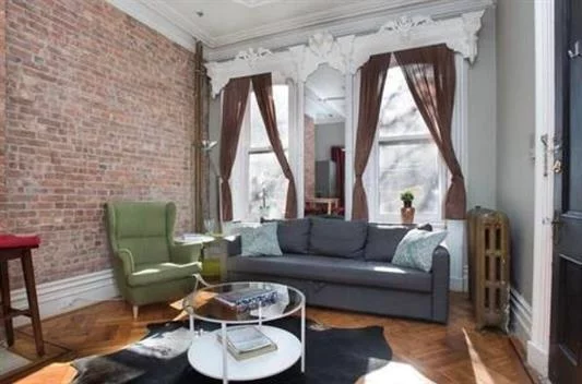 Location, location, location! 154 Mercer St. Downtown Jersey City, NJ 07302! Unit #2. Is a beautiful parlor floor brownstone apartment with soaring 10ft ceilings, exposed brick, original fireplace mantels, crown and baseboard moldings. Conveniently located only a 5-7 minute walk to the GROVE ST PATH STATION. This unit is a 2bed/1bath with a walk in closet. The second bedroom can be used as an office as well. The unit is approx - 750 sq ft. for $3, 000 per month! Large living room, renovated galley kitchen, new bathroom & hardwood floors throughout. This unit boasts incredible details, space, and comfort. Heat & Hot water included in RENT! Pets are OK, there are no weight or breed restrictions. Washer and Dryer will be installed in Unit.