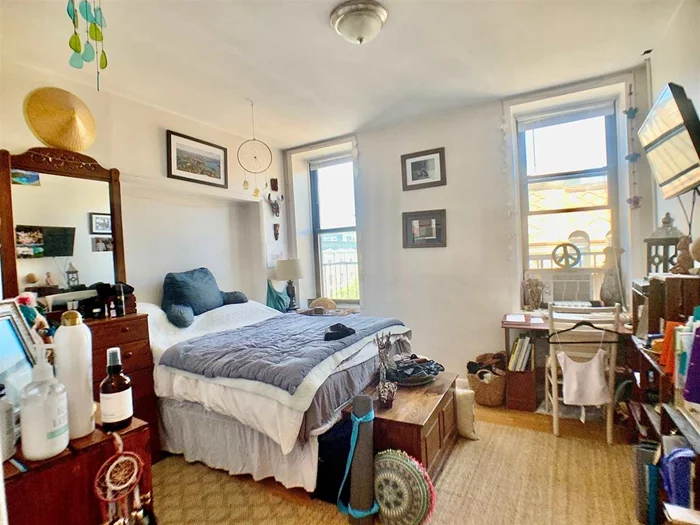 AVAIL 7/1 - Gorgeous sun-filled 3 large bedrooms, 1 full bath apartment with laundry in-unit. Large, spacious unit with newer kitchen and hardwood floors. Heat & Hot Water included in rent. Prime location to transportation, Washington St, shops, restaurants, path, and so much more! Schedule a viewing today!