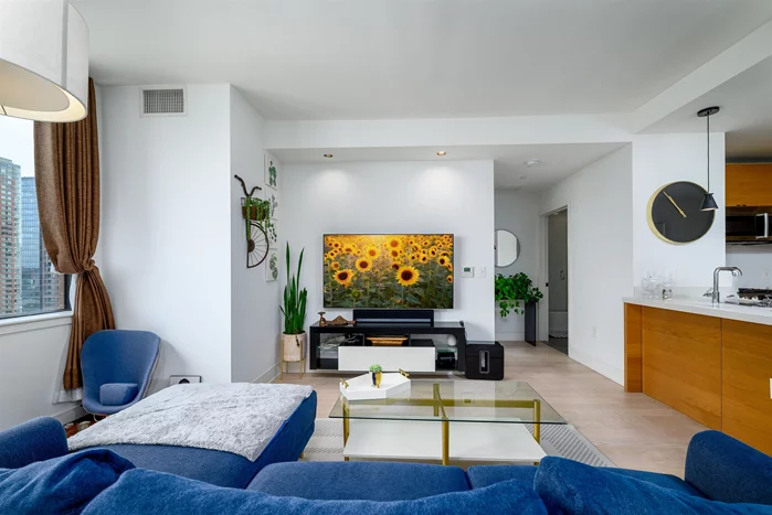 When they said you can't have it all, they didn't know about 10 Provost @ Provost Square. As soon as you enter unit 1901 at 10 Provost, you will know that you have arrived. All of your life's dreams, ambitions, and goals, culminate in this captivating 1012 sq foot 2 bed / 2 bath. In the highly sought after 01 line, the ONLY North with a hint of East facing line in 10 Provost. Gaze upon the manmade beauty of the Manhattan skyline to your East, and the natural beauty of our amazing world to your North through your oversized windows. Just wait for the magnificent sunrise. The word breathtaking is over used, but how else do you describe your daily dose of grandeur as the first rays of sun glimmer the day into life? Since this is a Toll Brothers Building, everything is high end. The massive Thermador Fridge will hold all the groceries you collect from Whole Foods, BJs, Shop-Rite, Key Foods, or the Local Farmers Market at Grove St. The 5 Burner Bosch Stove makes sure that all that food in the fridge can be cooked to immaculate perfection. Do not stress the dishes afterwards, because this THREE rack Bosch dishwasher is ready to make your dish cleaning experience as easy as possible. Once settled in, you will never want to leave home. However, with 27, 000 square feet of amenities for only 242 units, this boutique building has more than enough reasons to keep you here, even if you step away from your dream home. Whether on the roof deck with panoramic views from the North, to the East and South, or one floor down in the Sky Lounge. There is always a view to be had. Whether engrossed in conversation with your amazing community of neighbors, or flying solo and just taking it all in, nirvana is found at the top of 10 Provost. Feel like getting active, the 7th floor has a kids play area, a gym, a pool, gas grills, a meeting room, a party room, a ping pong table, and it just keeps going on and on! If you have a pet, make sure to check out the pet spa. Once you finish all of your enjoyment, a quick elevator ride back to the 19th floor will get you home in time to watch that sunset you will want to see again and again. Yes friends, whomever said you can't have it all, definitely never visited 10 Provost, but you can. Make your appointment today! PARKING INCLUDED IN RENT, Available July 1st